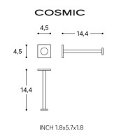 MEDIDAS PORTARROLLOS SIN TAPA STICK COSMIC